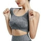 thumbnail image 1 of Gibobby Sujetador deportivo para mujer, para correr al libre, Fitness, Push Up, inalámbrico, sujetador de Yoga Brasieres anchos de espalda(Gris,G), 1 of 5