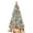 Snow Flocked, variant on RONG-3 7.5FT  Christmas Tree with Sturdy Metal Stand Unlit Halloween Tree with 1258 Branch Tips PVC Needles,Snow Flocked