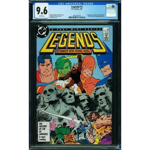 Legends #3 - CGC 9.6 Comic Book