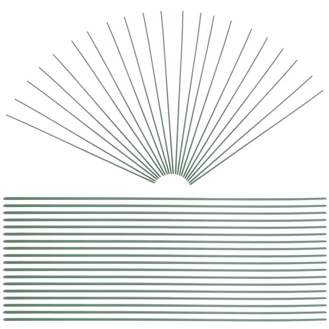 WEUVEB 100Ud Varillas De Hierro Verde Para Artificiales Decorativos Y Artesanales