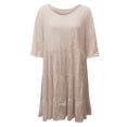 thumbnail image 3 of Sparkly Glitter Dress, Babydoll Dress Short Flowy Tiered Dress for Women Party Club Night, 3 of 9