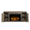 thumbnail image 4 of Newboti Furniture Rustic Oak Fireplace 87338, 4 of 5