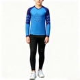 thumbnail image 4 of VIPOIN Boys Athletic Training Set, Quick Dry Tee & Padded Knee Skinny Jogger Pants Sport Outfit, 4 of 6