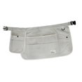 thumbnail image 1 of Half Waist Apron Work Apron Convenient Adjustable Utility Belt Utility Waist Bag white, 1 of 9