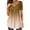 Coffee, variant on Buigttklop Women'S Summer Gradient Tunic Top Plus Size Casual Loose V-Neck Short-Sleeved T-Shirt Pleated Tops