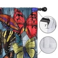 thumbnail image 4 of Blackout Kids Curtains,Multicolor Butterfly Group Pattern Childrens Insulated Curtains Set Of 2,Bedroom Essentials,Toddler Room Decor 52"x84", 4 of 5