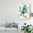 thumbnail image 3 of Trademark Fine Art 'Teal Tributary I' Canvas Art by Jennifer Goldberger, 3 of 4