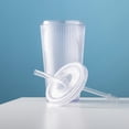 thumbnail image 3 of TAL Double-Wall Lightweight 18oz Iced Coffee Tumbler with Straw, 3 of 4
