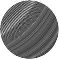 thumbnail image 1 of Ahgly Company Machine Washable Indoor Round Transitional Dark Gray Black Area Rugs, 4' Round, 1 of 7