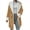 Khaki Long, variant on Sherpa Fleece Long Trench Coat for Women Winter Warm Notch Lapel Collar Double Breasted Overcoat Jacket Mid-length (Large, Khaki Long)