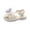 Beige, variant on Otqutp Wedding Shoes for Toddler Girls Summer Fashion Rhinestone Butterfly Soft Bottom Baotou Princess Sandals Comfortable Non Slip Beach Shoes
