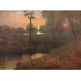 thumbnail image 2 of Howard, Hugh Huntington 18x14 White Modern Wood Framed Museum Art Print Titled - Evening, 2 of 4