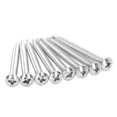 thumbnail image 1 of Tornillos autoperforantes, 50 piezas de tornillos de cabeza redonda de metal con acabado de lujo, 1 of 8