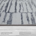 thumbnail image 4 of Washable Skid-Resistant Accent Rug Geometric Grey 24" x 48", 4 of 9