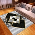 thumbnail image 4 of 5.3'x7.5' room carpet big carpet for bedroom machine washable area rug moody area rug natural area rug, 4 of 10