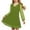 R457-Green, variant on Girls Dresses Girl's Contrast Mesh Puff Long Sleeve V Neck Dress Short High Waist A-Line Party Dress For Kids Formal Sundress Girls Dress Clothes