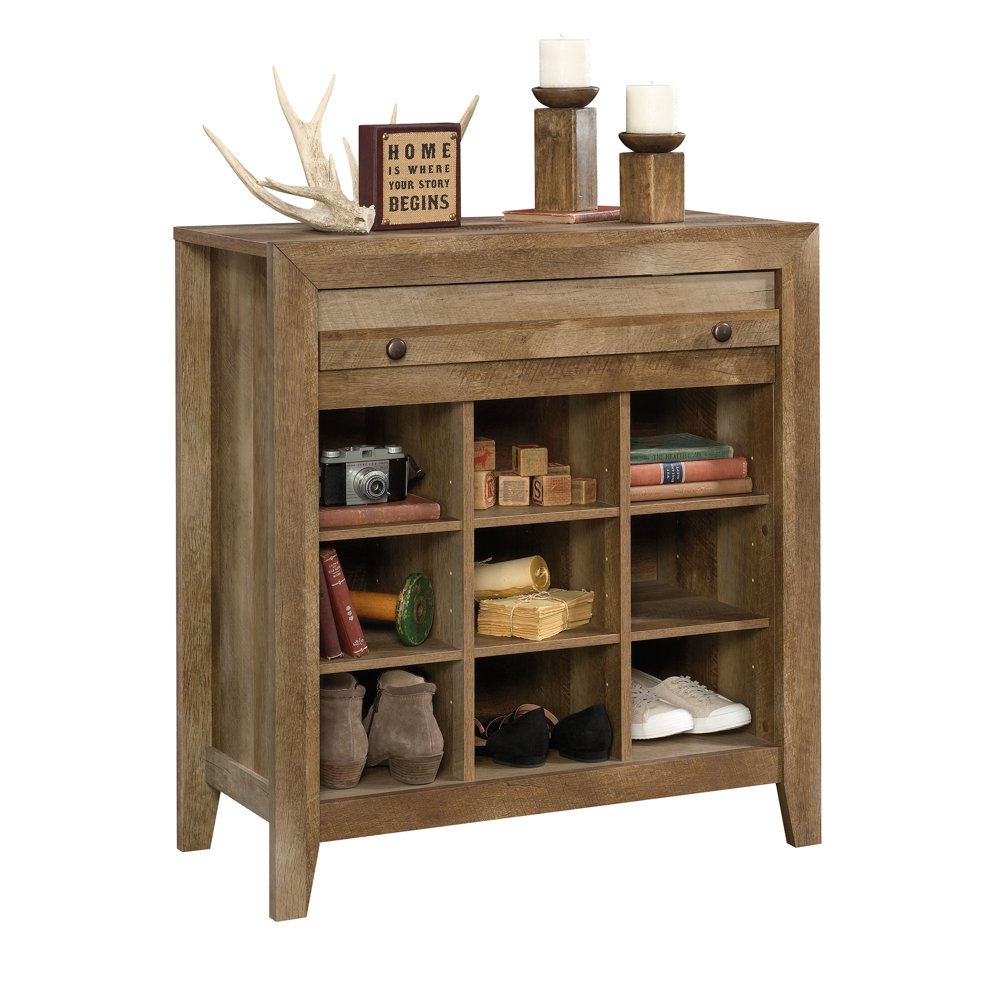 Sauder Dakota Pass Entryway Storage, Craftsman Oak Finish