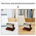 thumbnail image 3 of COOPHYA Perpetual Desktop Calendar Multi Color Wooden with Classic Style for General Users 1Pcs, 3 of 8