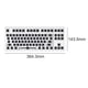 thumbnail image 5 of Teclado Mecanico Para Flesports MK870 Smooth RGB LED Teclado mecánico DIY Kit de eje de satélite, 5 of 9