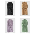 thumbnail image 7 of Plus Size Robe for Women Fluffy Loungewear Oversized Hooded Women's Robes Bath Womens Bathrobe Green, 7 of 7
