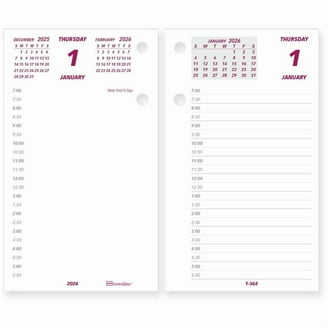 AT-A-GLANCE 2022 Flip-A-Week Desk Calendar Refill - 6 X 7 Inches, Weekly View, Ink-Resistant Paper