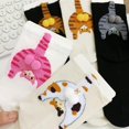 thumbnail image 4 of SharkTRUE Breathable Crew Socks With Funny Cartoon Cats Graphics Fuzzy Wear, 4 of 8