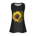 thumbnail image 4 of Bogo Womens Summer Tops Plus Size Womens Tank Tops Fitted Black Women Tunic Tops Plus Size 100 Percent Cotton V Neck T Shirts Women Plus Size, 4 of 5