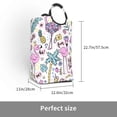 thumbnail image 3 of Bingfone Summer With Flamingo Laundry Hamper,Large Canvas Fabric Lightweight Storage Basket Toy Organizer Dirty Clothes Collapsible, 3 of 6