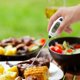 thumbnail image 5 of Termómetro de cocina, regalo para hombres y mujeres, termómetro digital de cocina útil para Navidad, termómetro para alimentos, termómetro de lectura instantánea, carne, mermelada, repostería, azúcar,, 5 of 5
