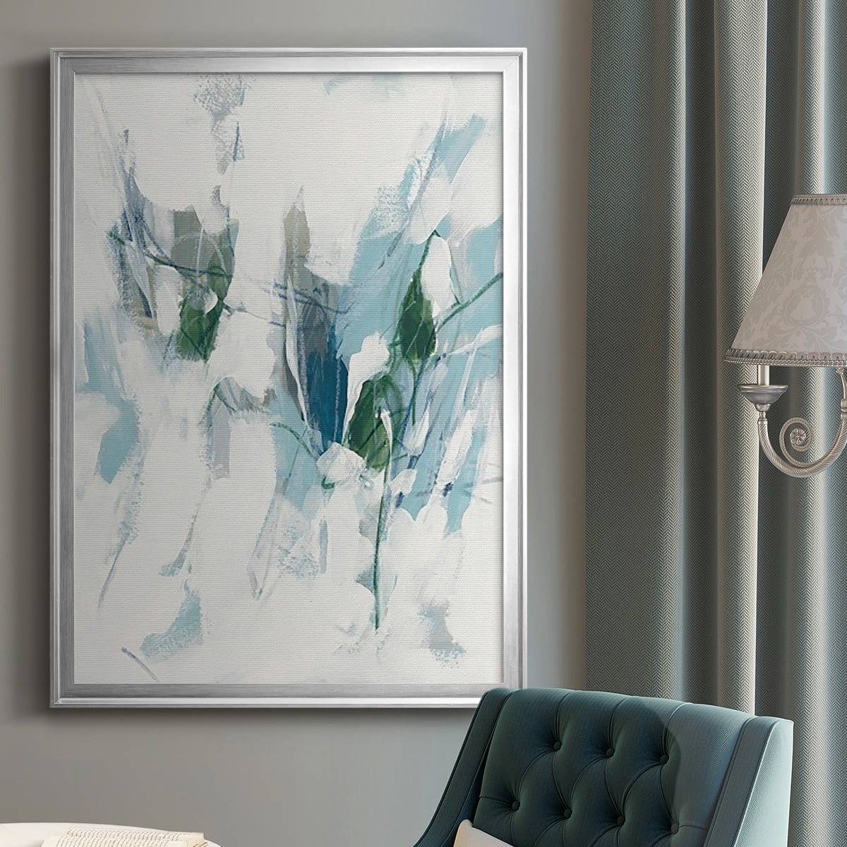 Ice Cavern I Premium Framed Print, in Gold, Black, or Silver - Ready to Hang