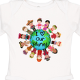 thumbnail image 4 of Inktastic Earth Day International Boys or Girls Long Sleeve Baby Bodysuit, 4 of 5