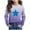Purple, variant on Maean Toddler Kids Long Sleeve Shirts Star Printed Crewneck Casual Tshirts Boys Girls Loose Tee Blouse
