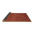 thumbnail image 2 of Ahgly Company Indoor Round Abstract Brown Modern Area Rugs, 6' Round, 2 of 4