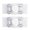 Transparent, variant on Ice Shoe Grippers Walk Traction Cleats Shoe Chain for Walking Climbing Ice Cleats with 5 Spikes, Antislip Snow Cleats