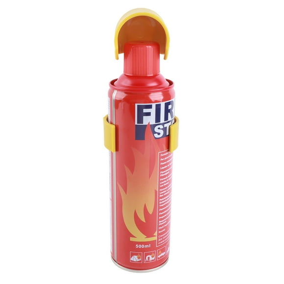 "Compact 500ml Foam Fire Extinguisher - 3-Pack for Home, Car & Office - Quick-Spray 360° Safety Solution for A/B/C/E Class Fires"
