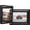Black, variant on 2 Pack 4x6 Rotating Floating Picture Frames,Double-Sided Display with HD Glass Front Wooden Distressed Frame for Vertical or Horizontal Tabletop Display, Black