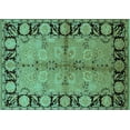 thumbnail image 1 of Ahgly Company Indoor Rectangle Oriental Turquoise Blue Industrial Area Rugs, 7' x 10', 1 of 4