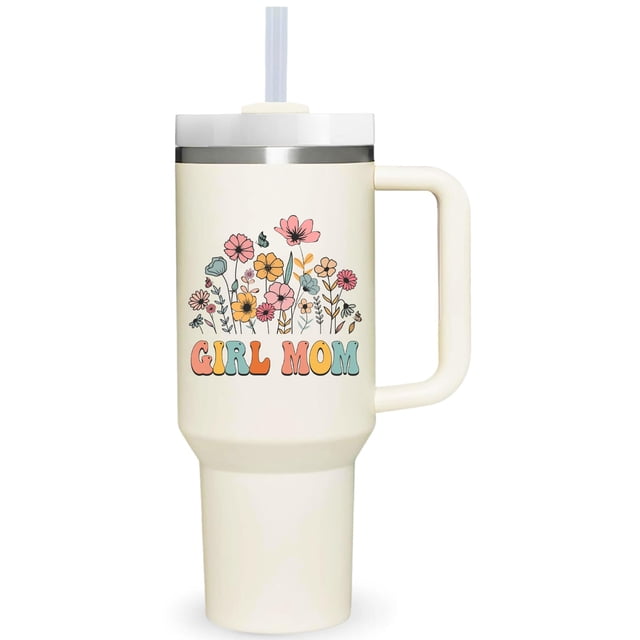 Vaso para beber AmzusHome, vaso de 40 onzas con asa