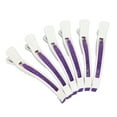 thumbnail image 4 of Hair Sectioning Pins, Professional Hair Styling Clips Strong Toughness Multipurpose Prevent Slip Elastic Spring  For Face Washing For Makeup White + Green,White + Purple, 4 of 8