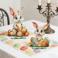 thumbnail image 3 of 9.8in Easter Bunny Flower Pot Diamond Art Standee, PVC Rhinestone Tabletop Decor for Spring Holiday Display, 3 of 5