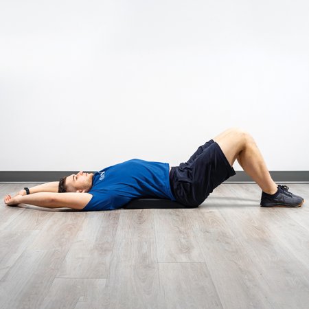 Synergee Black Core Mat Ab Mat Abdominal Mat Sit Up Pad