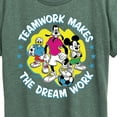 thumbnail image 3 of Disney - Teamwork Group - Women's Short Sleeve Graphic T-Shirt, 3 of 6
