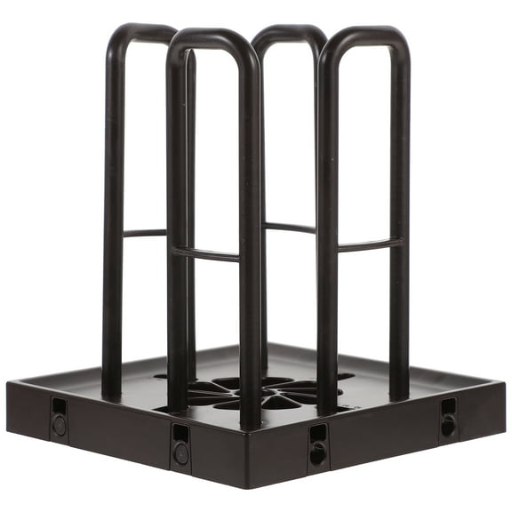 unbranded  Paper Cup Storage Rack Bin Stack Handle Pantry Travel Coffee Mug Dark Brown