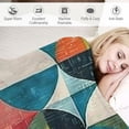 thumbnail image 3 of ARISTURING Geometric Shapes Flannel Plush Blankets for All Seasons Throw Blanket 40x50in, 3 of 6