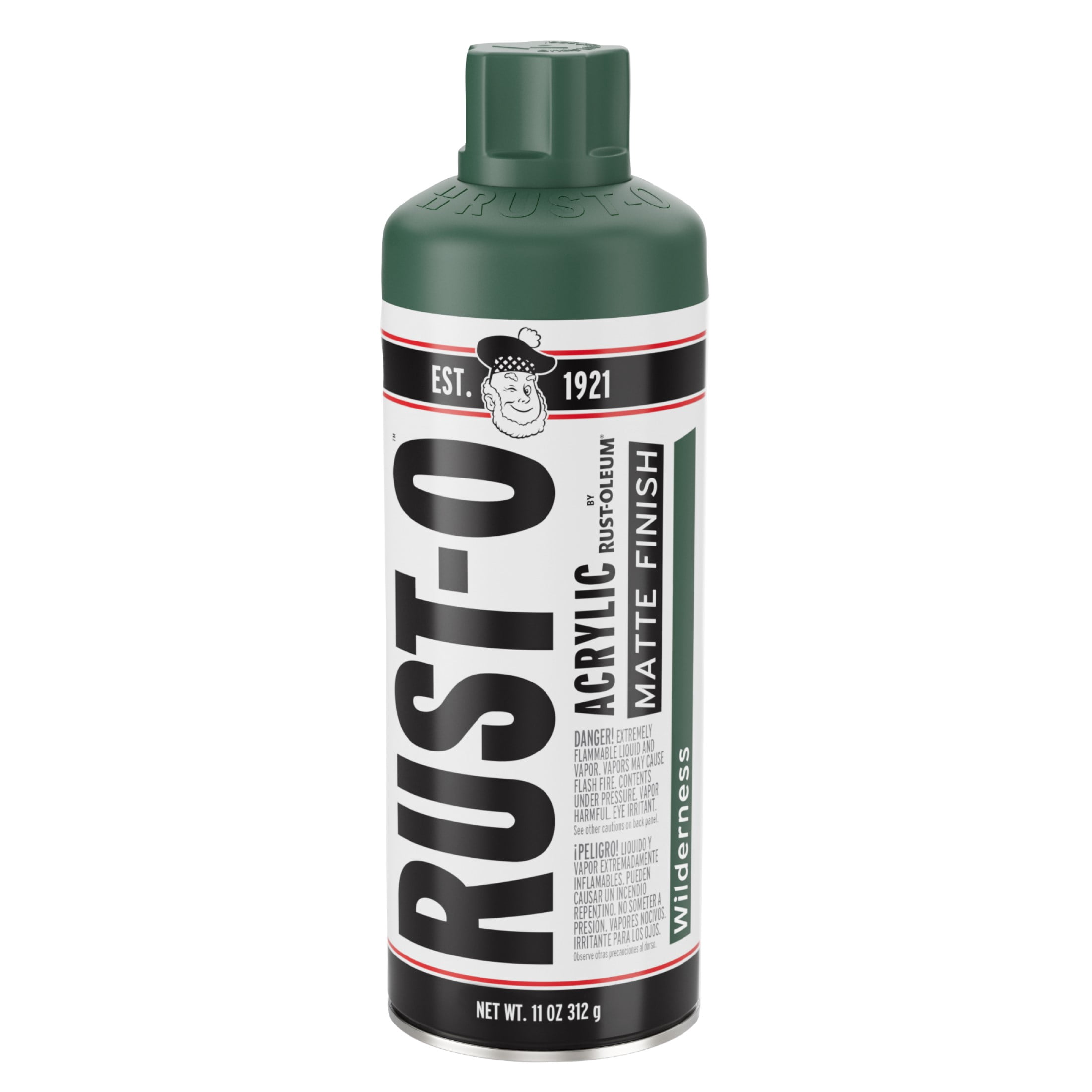 6 Pack, Wilderness, Rust-Oleum Rust-O Acrylic Matte Spray Paint-392204, 11 oz