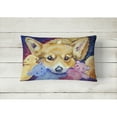 thumbnail image 2 of Carolines Treasures 7431PW1216 Corgi with all the toys Fabric Decorative Pillow , 12H x16W, multicolor, 2 of 3