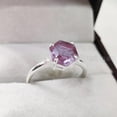 thumbnail image 5 of Pink Alexandrite Ring, 925 Sterling Silver, Women Ring, Natural Alexandrite, June Birthstone, Christmas, Thanksgiving, Tiny Dainty Ring, CZ Ring, Handmade, Statement Jewelry, Wedding, Anniversary Gift, 5 of 8