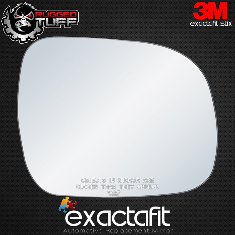 Left Passenger Side Stick-On Wing Mirror Glass Aftermarket SRG-865-8301