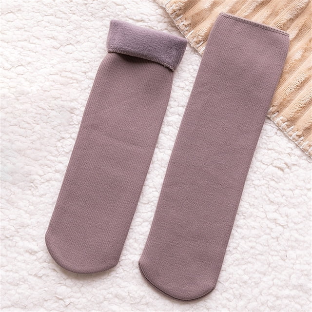 Stockings Double Velvet Winter Thermal Socks Close Fitting Velvet Winter Thermal Socks Thickened Soft Velvet Snow Socks Comfortable Velvet Winter Thermal Socks Stockings