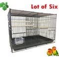 thumbnail image 3 of Lot of Six Breeding Breeder Bird Flight Cages With Center Divider For Finches Parakeets Lovebirds Aviaries Canaries Budgies Parakeets, 3 of 8